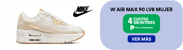 NIKE W AIR MAX 90 LV8 MUJER 4 CUOTAS SIN INTERÉS Banco Provincia VER MÁS